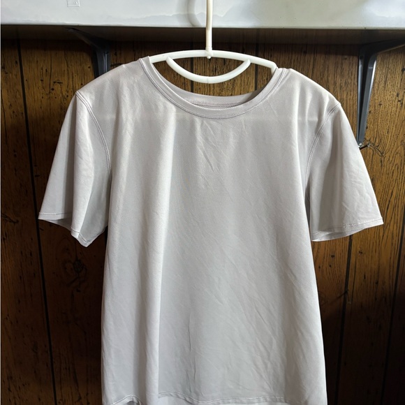 lululemon athletica Tops - Lululemon Crewneck Short Sleeve Tee in Off White